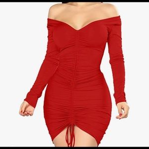 Ruched Bodycon Dress